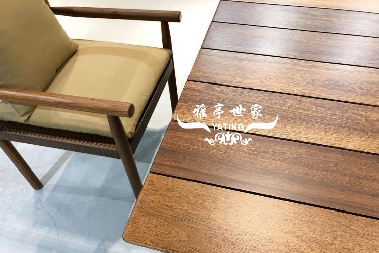 实木茶桌椅组合 应用效果展示
