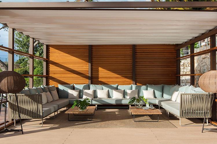 户外藤沙发组合YT-03625 应用效果展示