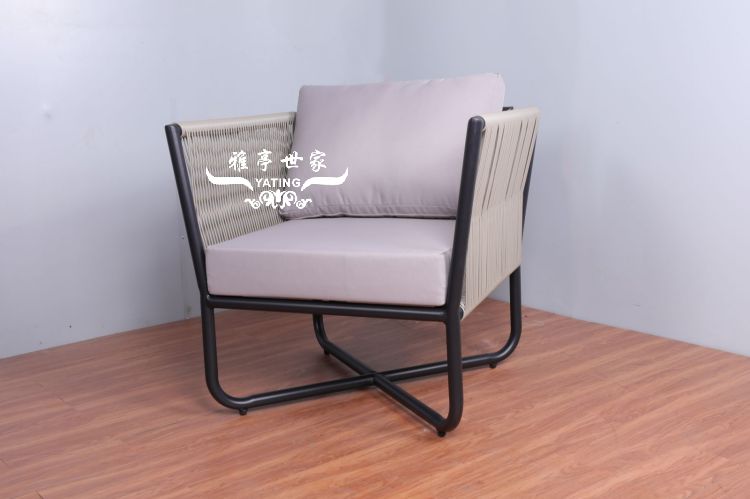 铝合金编藤沙发YT-1210 应用效果展示