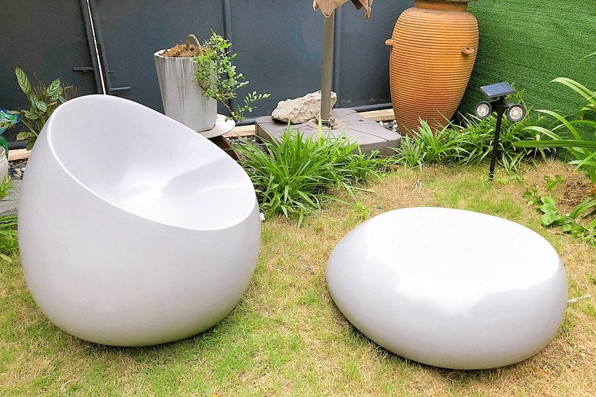 玻璃钢景观坐凳 应用效果展示